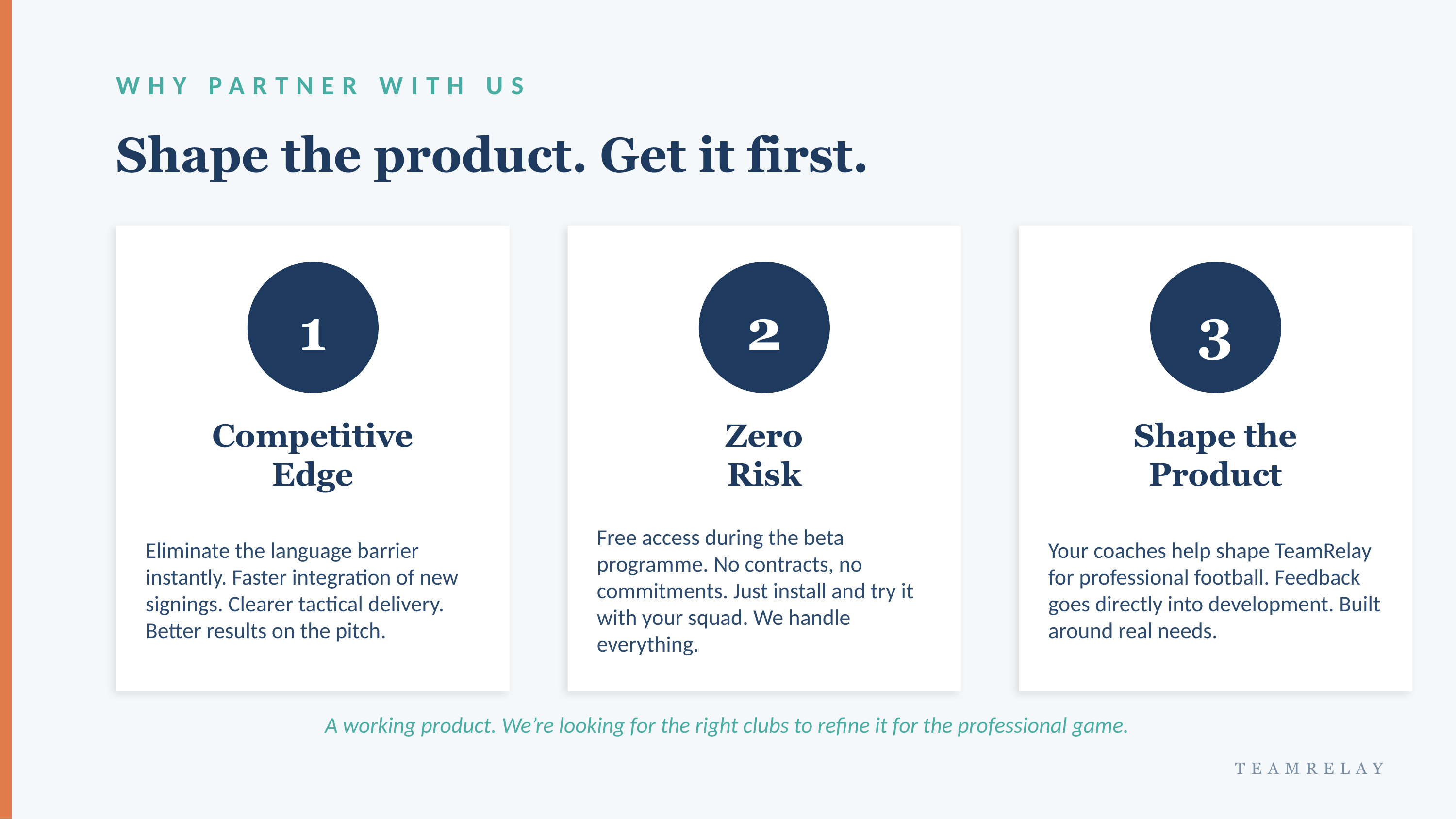 TeamRelay Beta Partnership - Slide 7